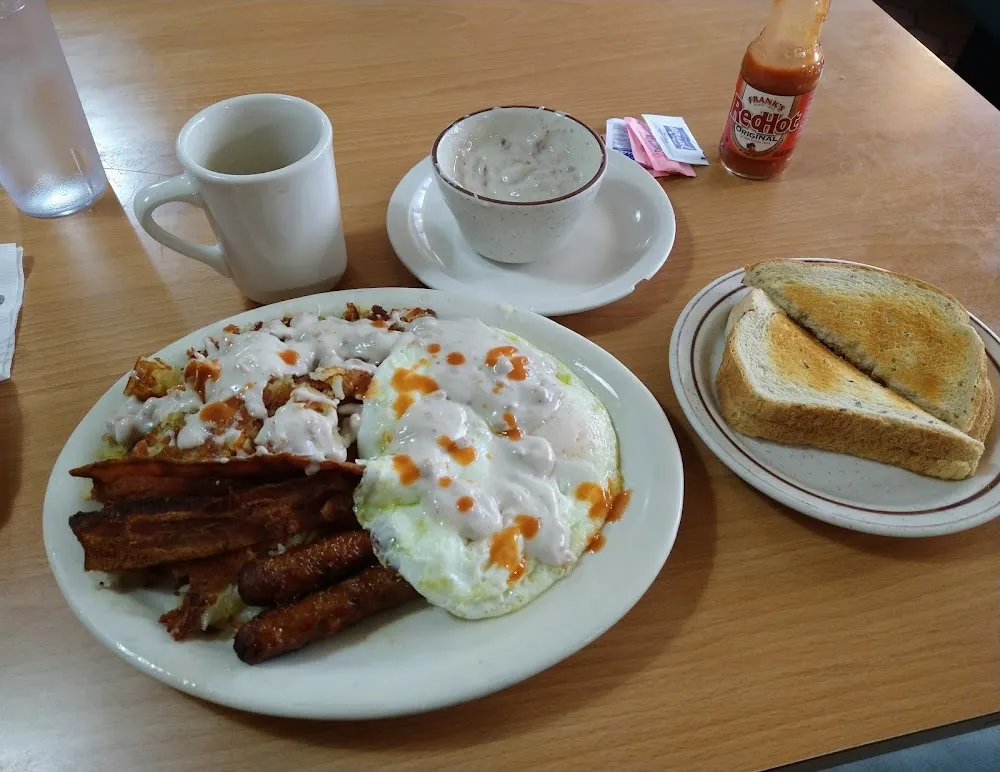 Eggs Bacon and Sausage